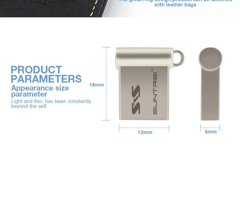 Suntrsi, мини USB флеш-накопитель, 4 ГБ, 8 ГБ, 16 ГБ, 32 ГБ, 64 ГБ, флеш-накопитель, металлический флеш-накопитель, высокоскоростная USB флешка, USB флеш-накопитель, печать логотипа на заказ