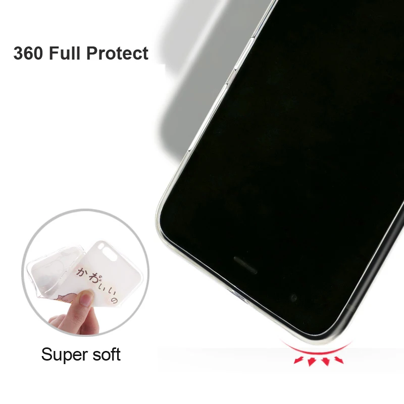 Vpower мягкие Чехол для Xiaomi mi6 M6 чехол силиконовый задняя крышка 3D мультфильм Coque M 6