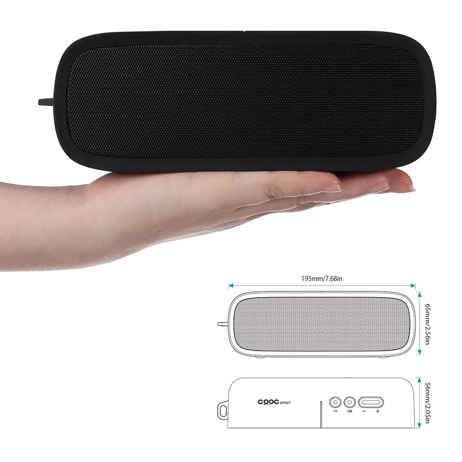 CRDC Bluetooth Динамик Беспроводной стерео Портативный MP3 плеер открытый мини коробка