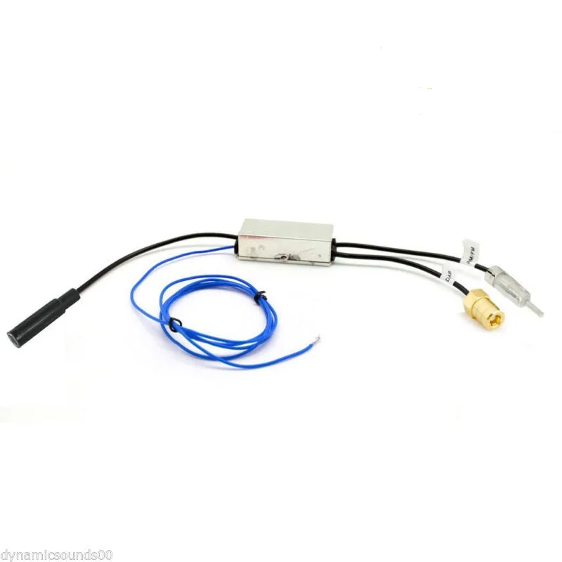 Eightwood Авто DAB+ AM/FM автомобильная антенна DAB антенный сплиттер DIN 41585 мама-папа и SMB Aftermarket кабель преобразования