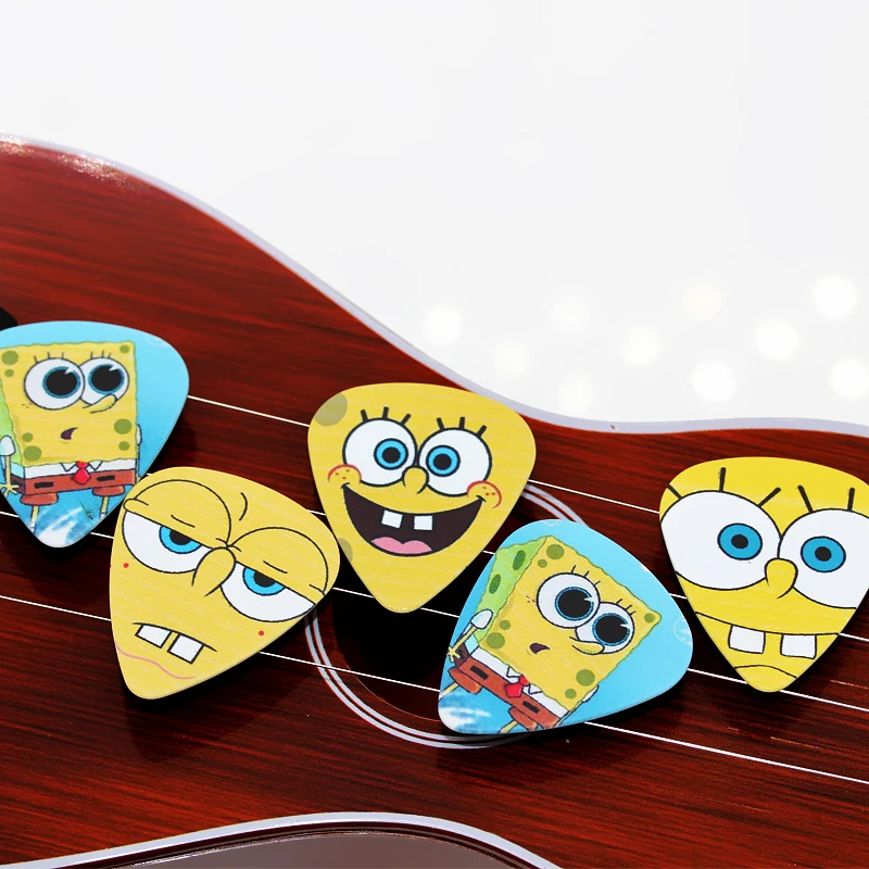 

SOACH 10pcs/Lot 1.0mm bass Guitarra thickness expression child pattern guitar picks Acoustic guitar paddle/ukulele parts pick