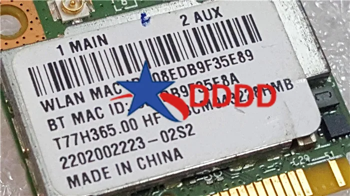 Оригинал для acer aspire V5 552 WIFI карта BCM943228HMB полностью протестирована и работает