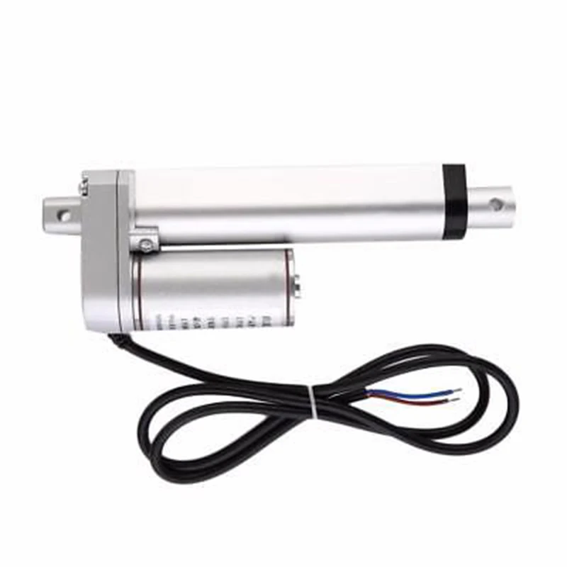 12V 24V DC 25/35 Вт электрический линейный привод двигателя 200 мм ход тяжелых 100/200/300/500/600/750/800/900/1100/1300/1500N