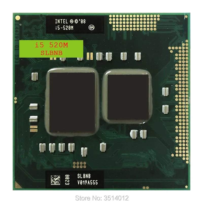 Процессор Intel Core i5 520M slпредупреждение SLBU3 2 4 ГГц двухъядерный четырехпоточный ЦПУ