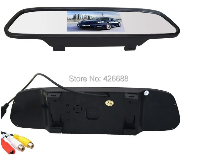 Автомобильное Зеркало с 4 3 дюймовым HD экраном + CCD камерой заднего вида для I30 hyundai