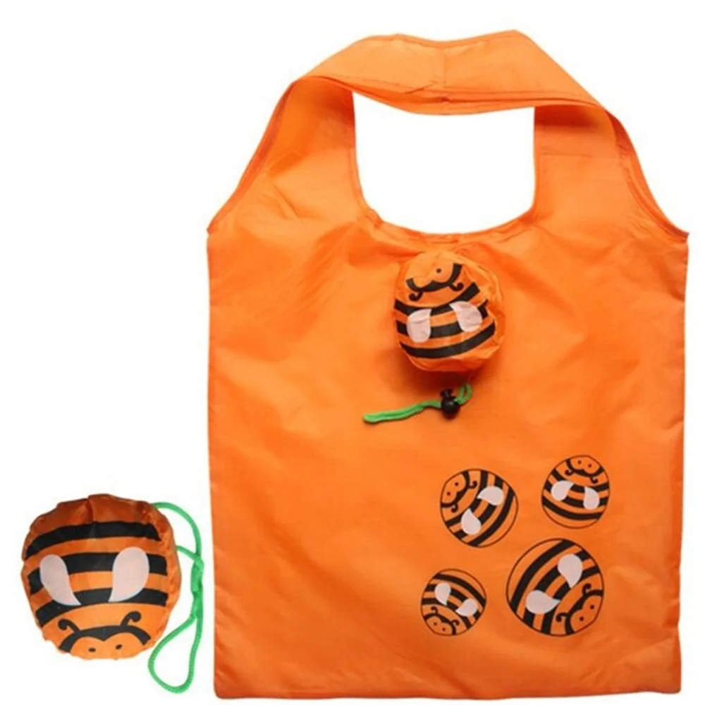 Новинка 2019 Милая пчела хозяйственная сумка умная эко дружественная Складная