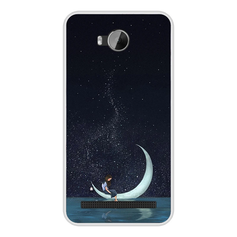 Коричневый Чехол для huawei Y3 II, мягкий силиконовый чехол для телефона huawei Y3 II, чехол для телефона huawei Y3 2/Y3II-U22/LUA-U22/Lua-L21 - Цвет: Коричневый