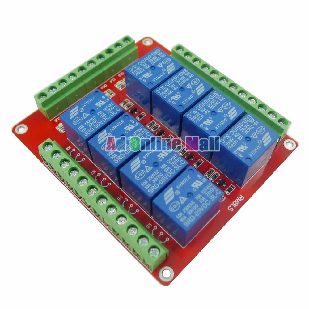 3-шт./лот 8-канальный релейный модуль 5 В 8-канальное реле для Arduino Mega2560 Nano 3 0 UNO R3 board