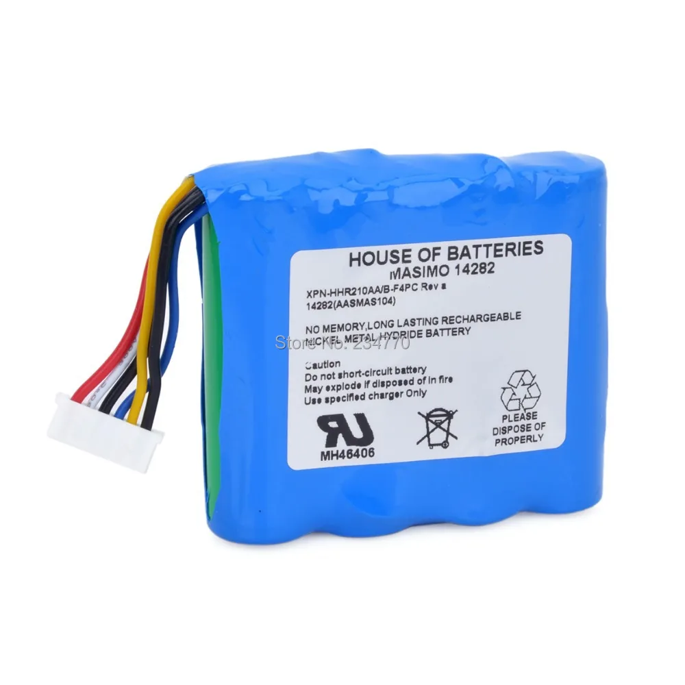 Замена батареи оксиметра для Masimo RAINBOW Radical 7 14282 Bio Medical Battery аккумуляторная батарея