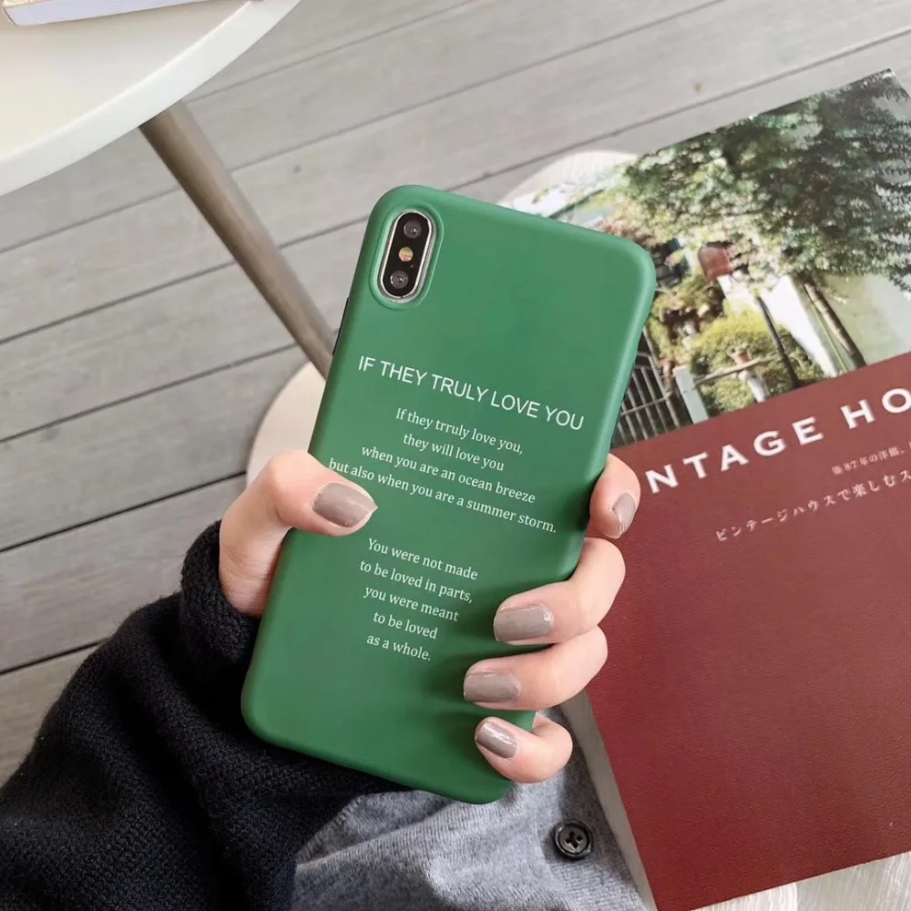 Чехол с надписью Love для iPhone 6 S 7 7plus 8 8plus X XR XS Max love imd |