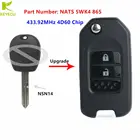 Пульт дистанционного управления KEYECU, 433,92 МГц, 4D60 для Nissan AlmeraMicraPrimeraPatrolX-Trail TerranoPulsarNavaraTino