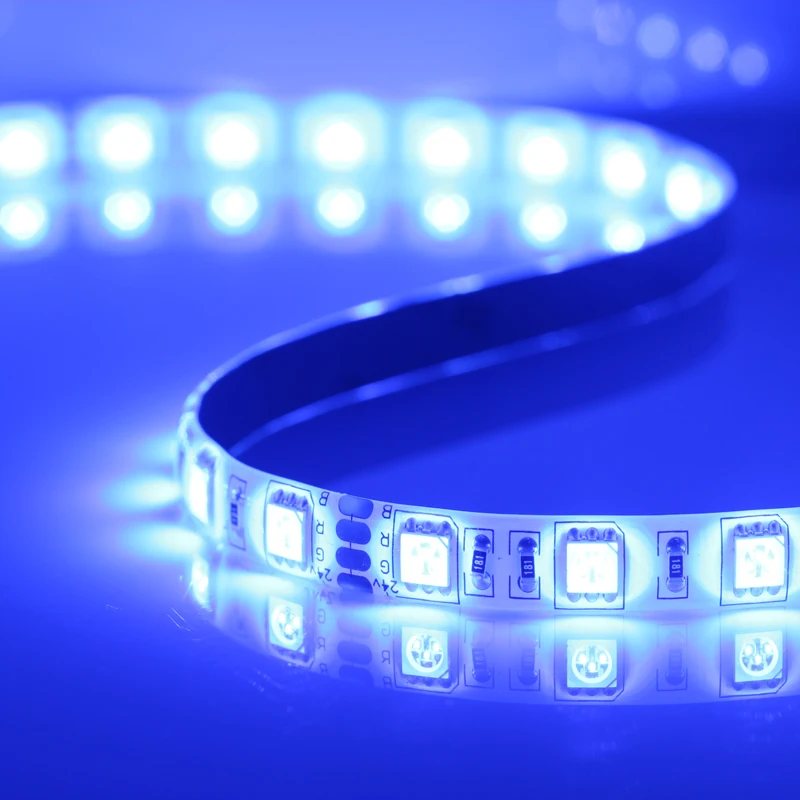 RGB цветная IP65 DC24V Светодиодная лента 5050 SMD гибкое освещение 60 светодиодов/м 5 м 300