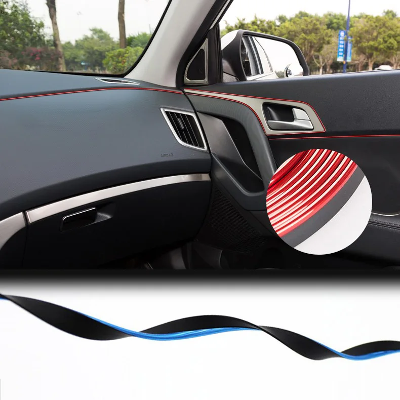 5 м автомобильный Стайлинг интерьерная декоративная резьба наклейка Тип вставки