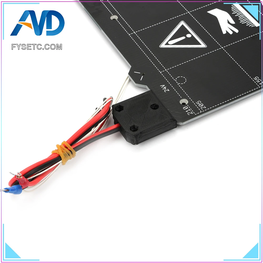 Клон Prusa i3 MK3 3D принтер Y каретка с магнитным подогревом MK52 комплект проводки