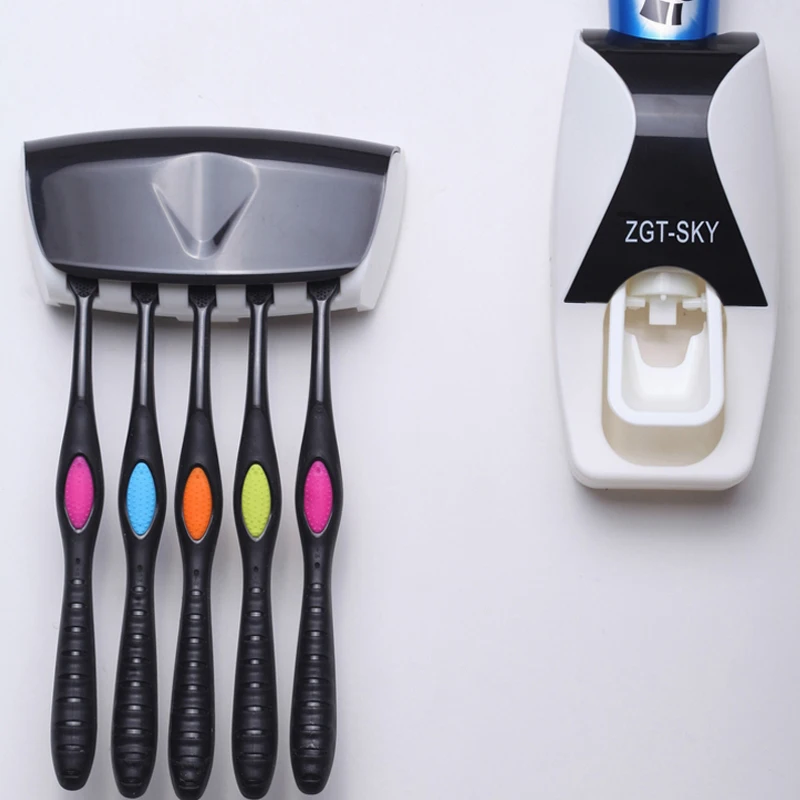 Домашняя ванная комната бытовой Автоматический Дозатор зубной пасты