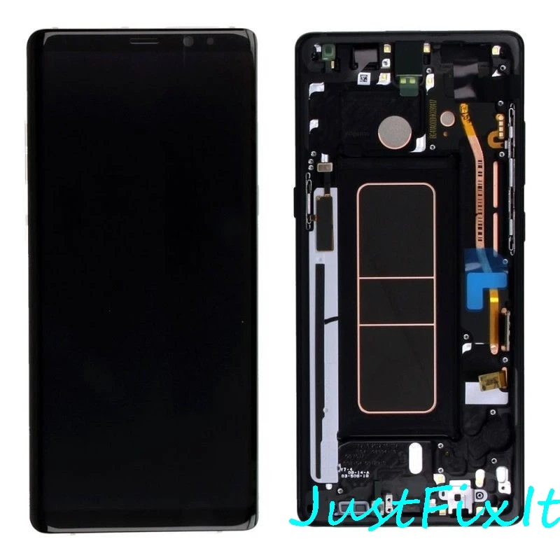 Для samsung galaxy Note 8 N950F N900D N900DS ЖК-дисплей кодирующий преобразователь сенсорного экрана в сборе с рамкой Super amoled