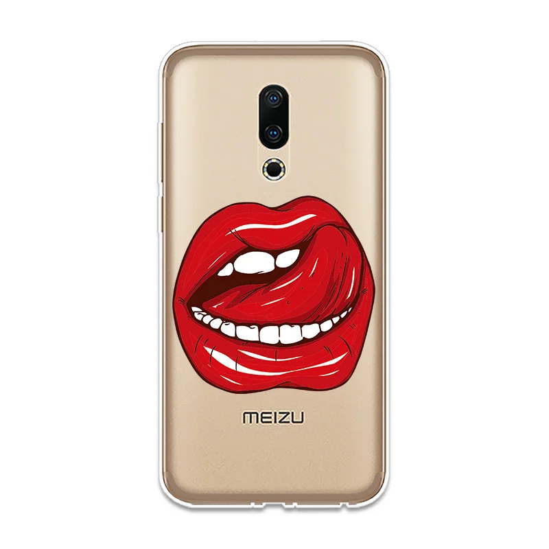 Модный Индивидуальный силиконовый чехол для телефона Couqe Meizu 15 16 Lite Plus 16X Note 8 Pro 6 7X8