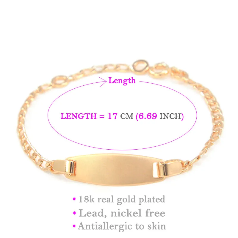 14,5 см детские браслеты детские ювелирные изделия звезда браслет Bebe Pulsera браслеты из золотой цепи браслеты Pulseira Kinder Ninas Bracelete B0127