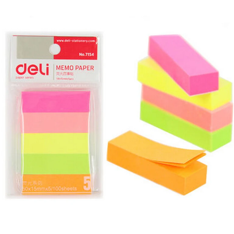 6 упаковок/лот Высокое качество Индекс стикер разноцветный самоклеющиеся бумага