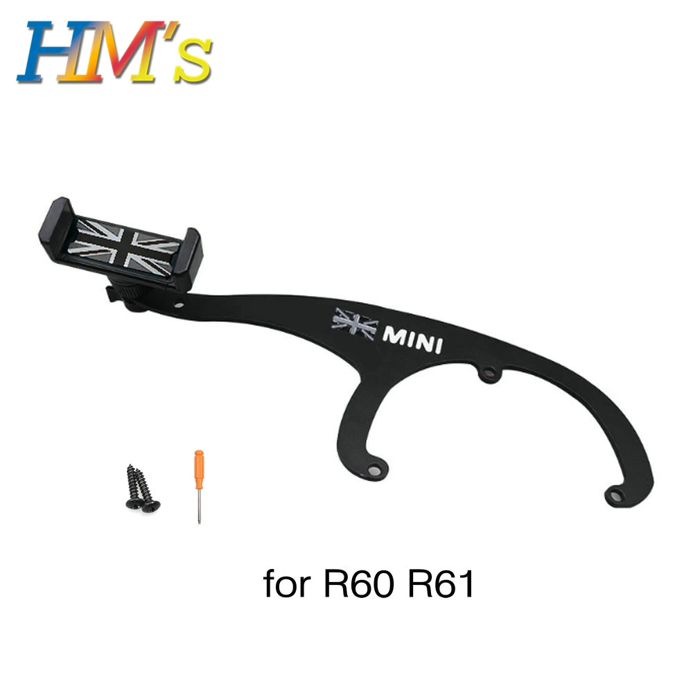 R60 R61 Grey Для MINI R55 R56 R57 R60 R61 F54 F55 F56 F60 Countryman Clubman держатель телефона Автомобильный кронштейн для MINI Cooper аксессуары - Цвет: R60 R61 Grey