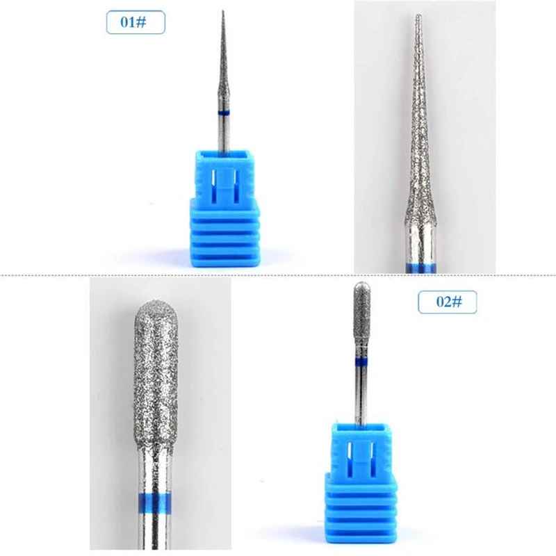 1 шт. алмазное вольфрамовое сверло для ногтей вращающийся Бур резцы фрезы