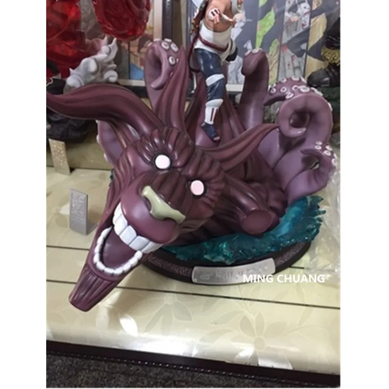 Наруто статуя Shippuden бюст убийца B Uzumaki Naruto синий B GK Смола 26,5 см фигурку Коллекционная модель Ящик для игрушек j347