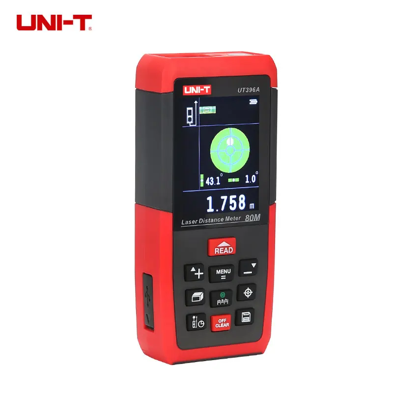 UNI T UT396B профессиональные лазерные измерители расстояния Лофтинг Тесты
