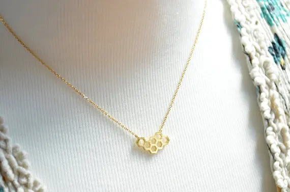 Цепочка с подвеской в виде пчелиного улья|fashion necklace|necklace fashionnecklace cute |