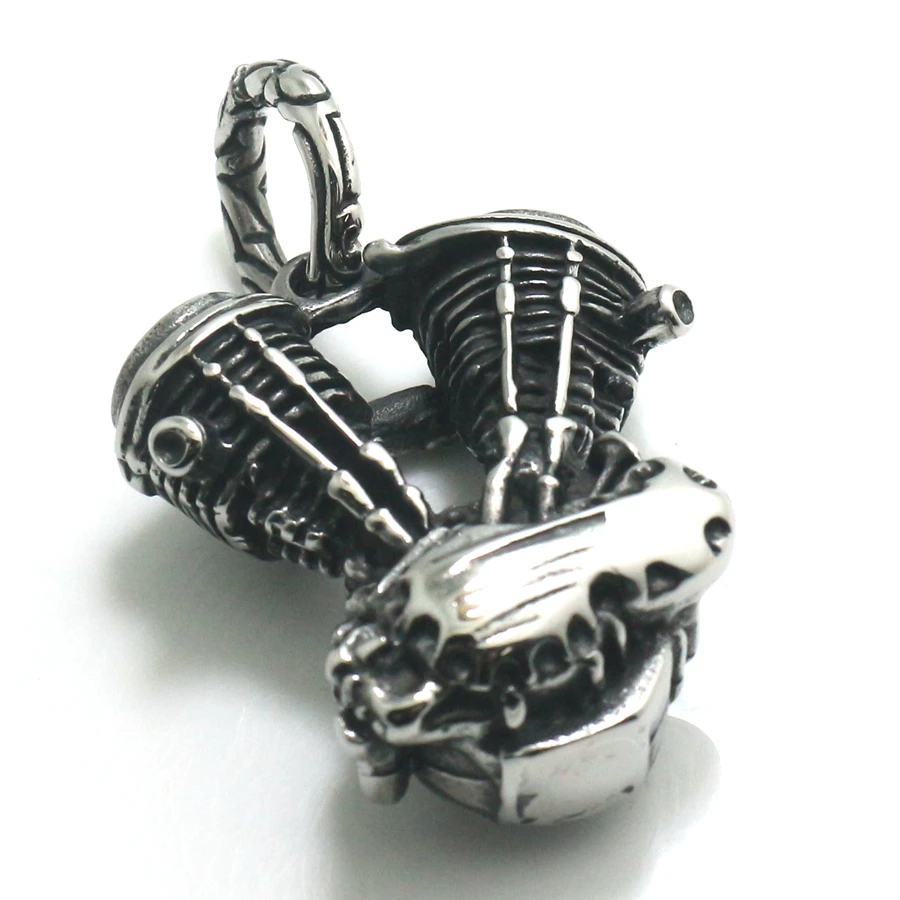 Кулон из нержавеющей стали 316L в виде черепа орла двигателя | Украшения и