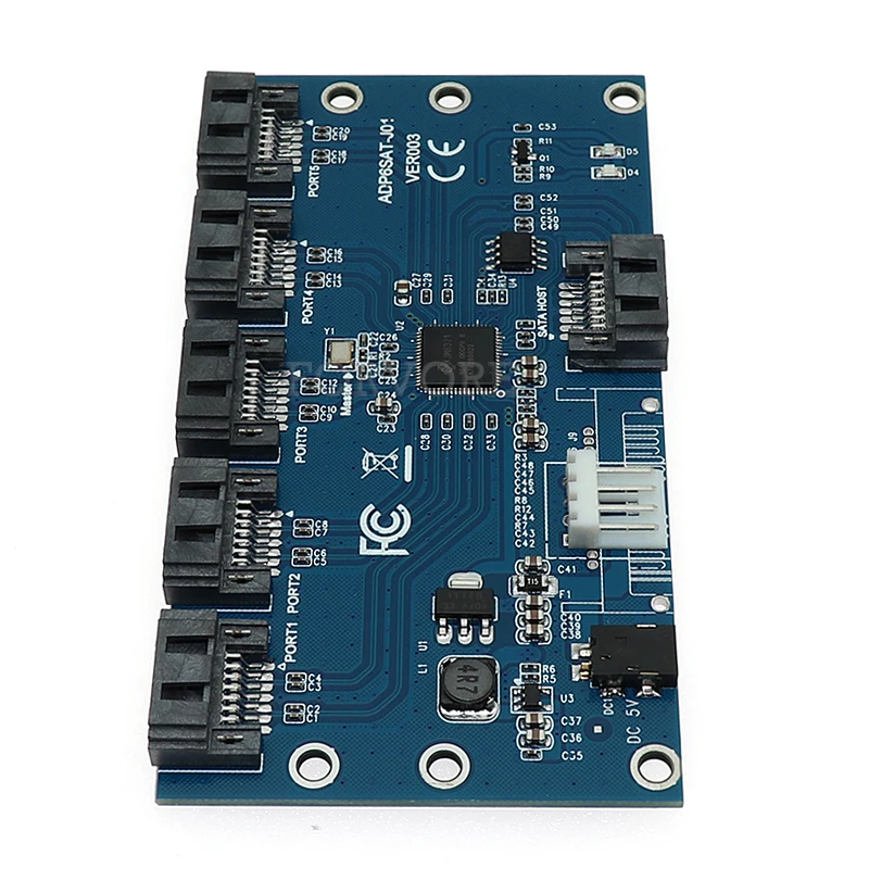 SATA 1 до 5 Порты и разъёмы Конвертер Adatper SATA множитель Порты и разъёмы карты SATAIII 3,0 карты расширения