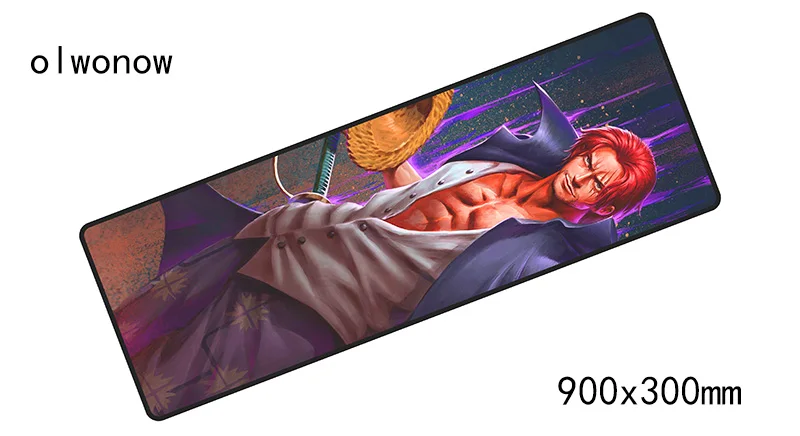 Size 900x300x2mm Один кусок коврик для мыши 900x300 мм коврик для мыши длинный notbook компьютерный коврик для мыши Roronoa Zoro игровая мышь геймерская клавиатура Коврик для мыши - Цвет: Size 900x300x2mm