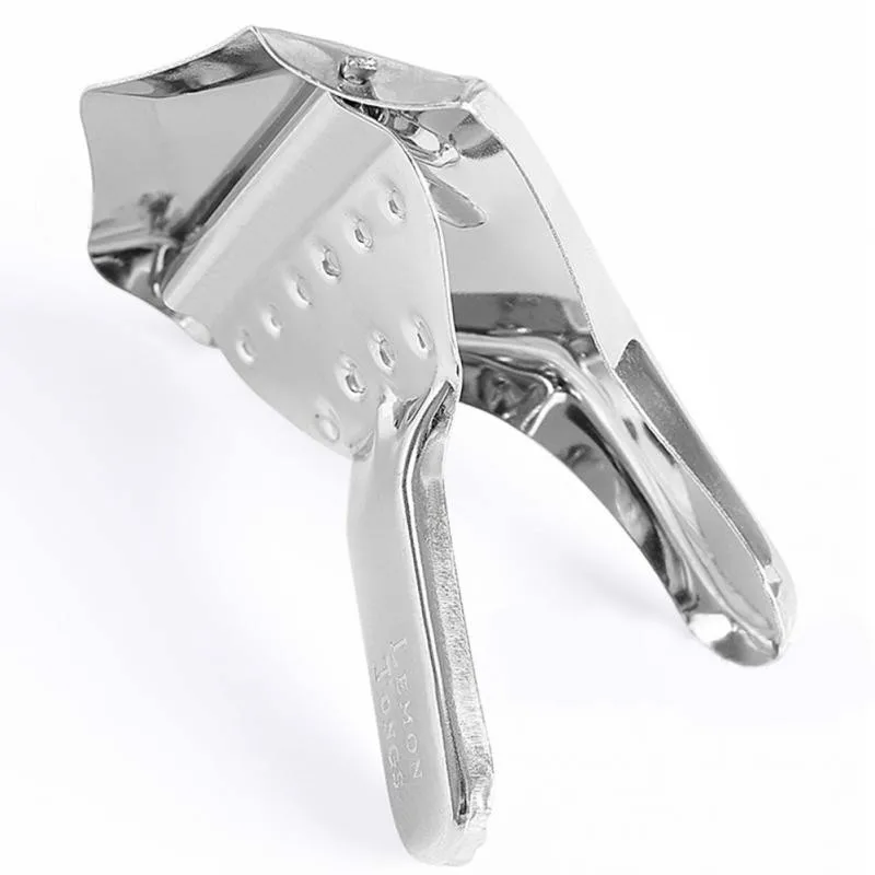 Silver Многофункциональный соковыжималка из нержавеющей стали, апельсиновая соковыжималка для фруктового сока, быстрая ручка, пресс-инструмент для кухни - Color: Silver