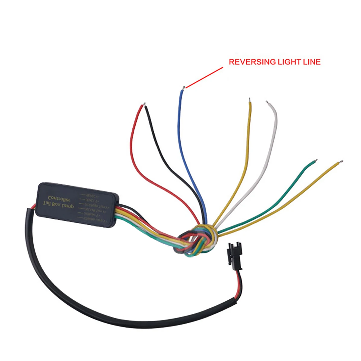 4 режима Автомобильный задний светодиодный светильник в багажник RGB Авто Сигнал поворота гибкая задняя дверь багажная лампа белый красный синий желтый