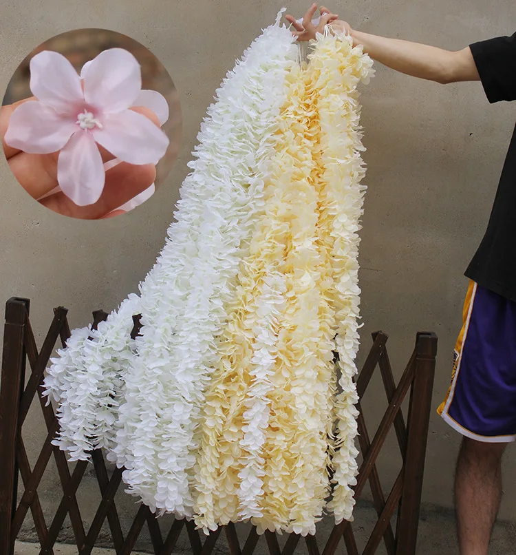 10 шт. ротанговая полоса Wisteria искусственная Цветочная лоза для арок Свадебные домашние вечерние дети украшение комнаты своими руками искусственные поддельные цветы