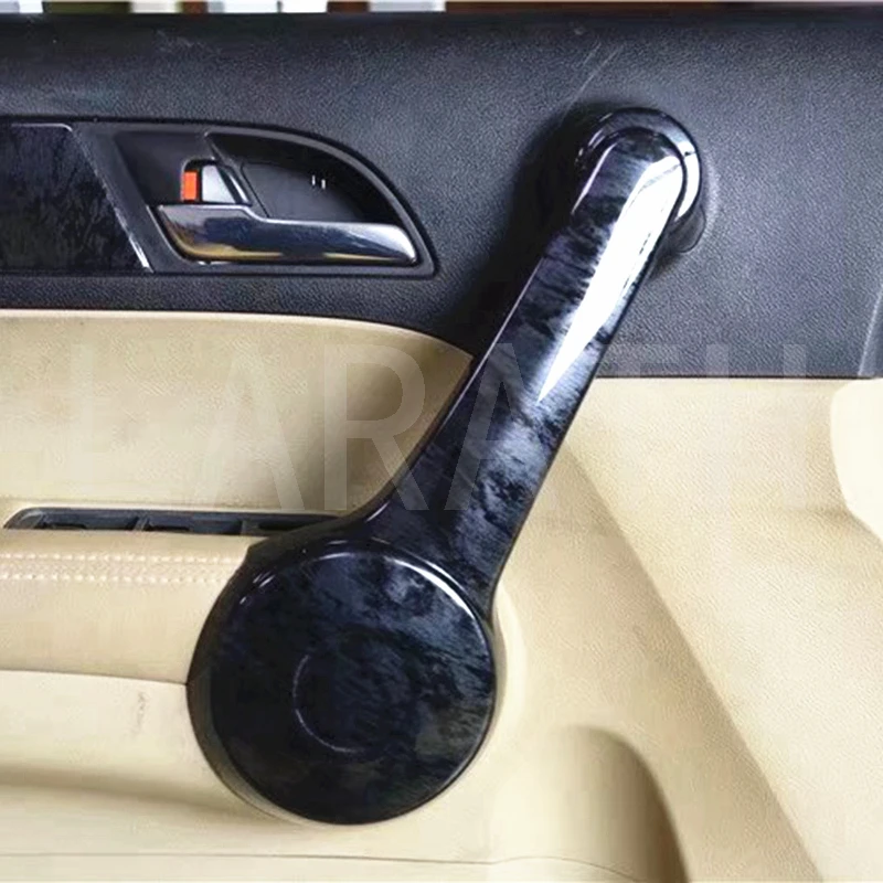 Подходит для Honda CRV 2007 2008 2009 углеродное волокно красного дерева цвет автомобиля Стайлинг внутри двери подлокотники отделка автомобиля аксессуары