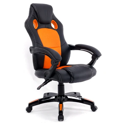 Simple Style Office Chair Multi-function Lifted Rotated Computer Fixed Armrest Household Reclining Leisure Gaming | Мебель