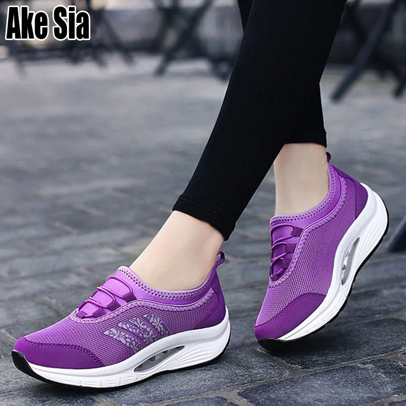 Ake Sia/женская модная повседневная обувь из сетчатого материала на шнуровке Zapatos