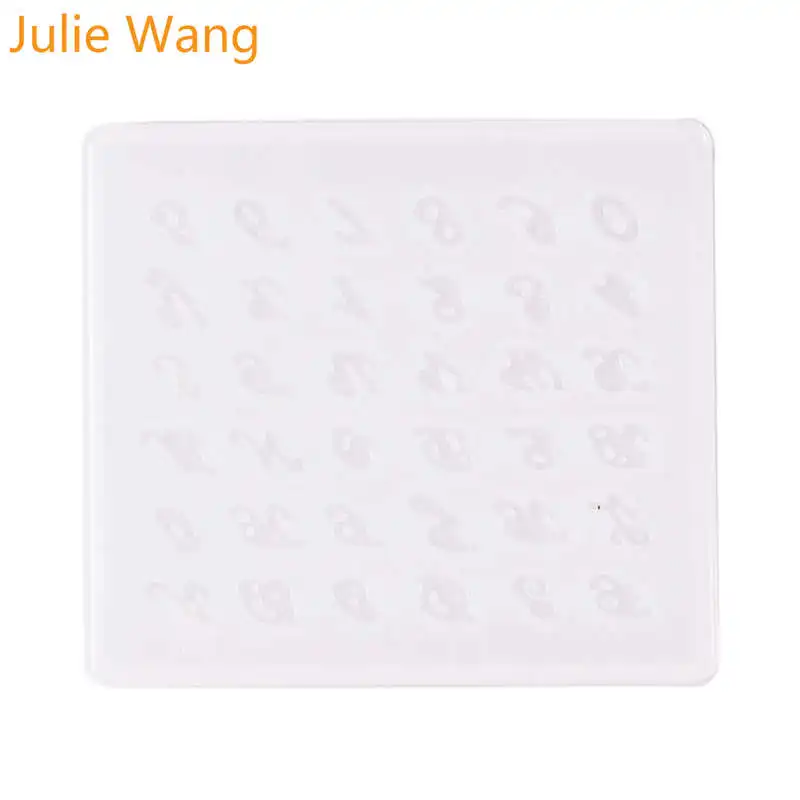 

Julie Wang Transparent Silicone Resin Cabochon Molds Set DIY Resin Epoxy Casting Geometric Shape Mould Jewelry Making Tool