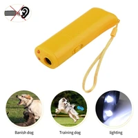 ultrasonic pet dog repeller anti barking stop bark training control device trainer led 3 in 1 stop bark deterrents trainer