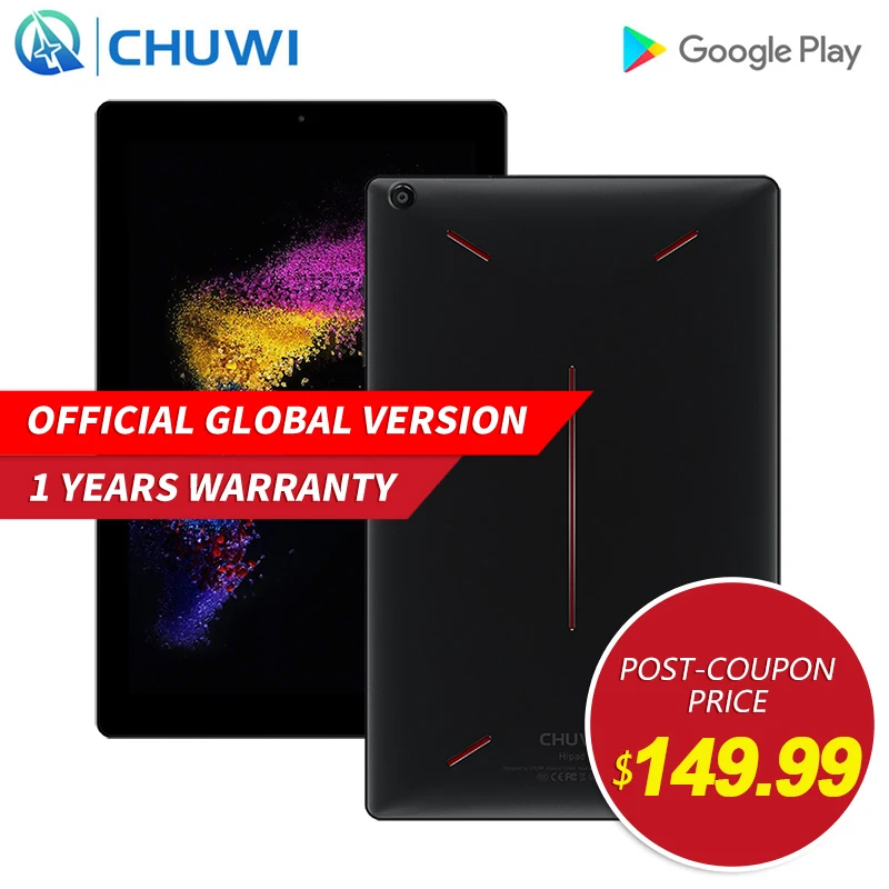 CHUWI HiPad Tablet PC 10 1 дюйма ips OGS MT6797 X27 Дека Core Android 8 0 3 GB Оперативная память 32 ГБ