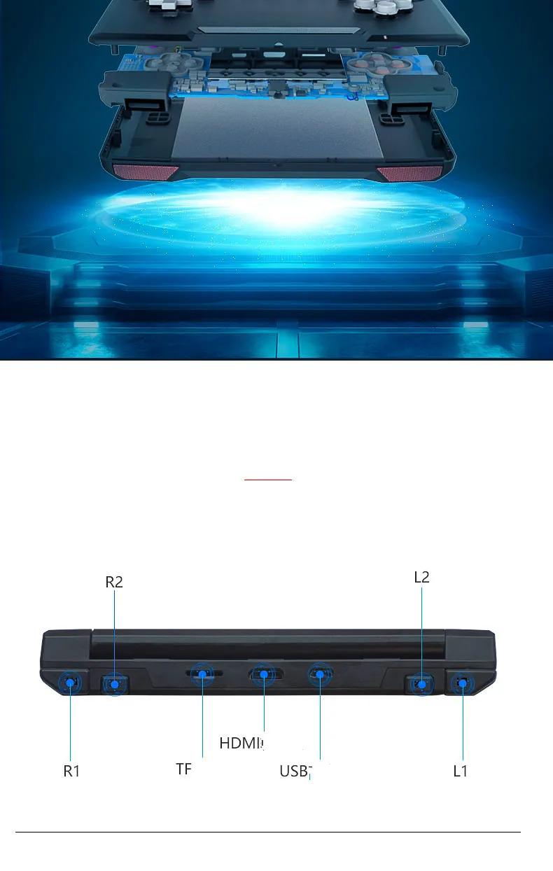 Портативная игровая консоль 5,5 дюймов 2 ГБ+ 16 ГБ 1280*720 HDMI выход Ретро видео игровая консоль Android система BT4.0