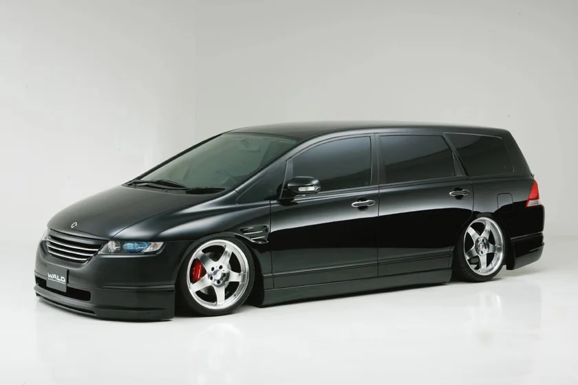 FRP задний губа для HONDA Odyssey RB1/2 (2003 2005) WD стекло волокно под спойлером