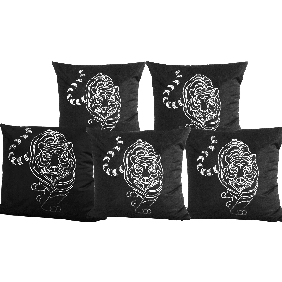 Новинка 2017 года дома Тигр С кристалалми и стразами Подушки Пледы диван кресло