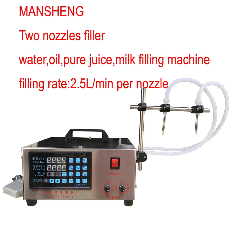 Полуавтоматический Электрический заполнитель с насосом машина для наполнения