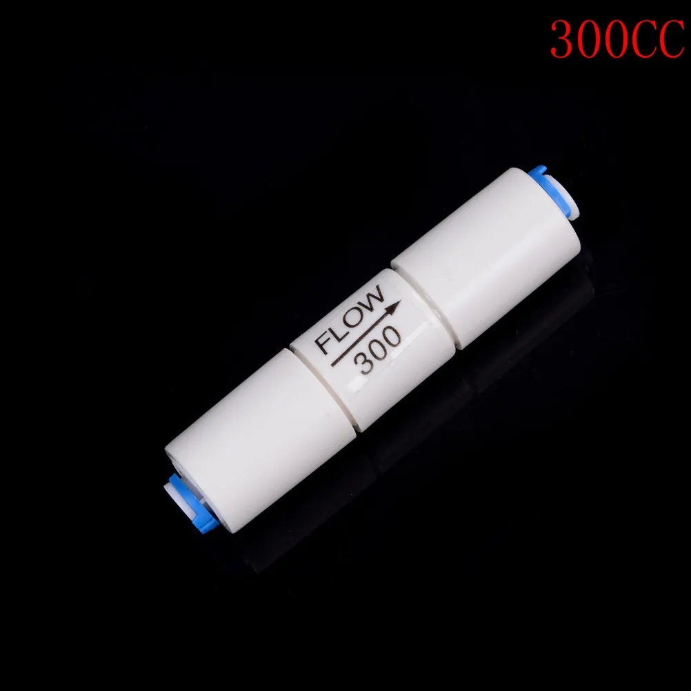 Части фильтра для воды RO ограничитель потока 300CC-1500CC с 1/" шланг быстрое соединение машина обратного осмоса