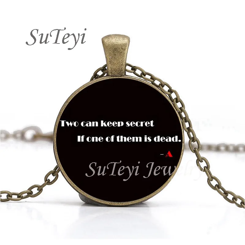 Новинка медная цепочка SUTEYI с логотипом pretty little liars чокер для женщин массивное