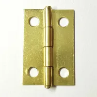 1000pcs 17*24mm 1 Inches  Brass / Bronze Hinge 180 degree Iron Flat Wooden Box Case Cabinet Door Furniture Drawer Fix