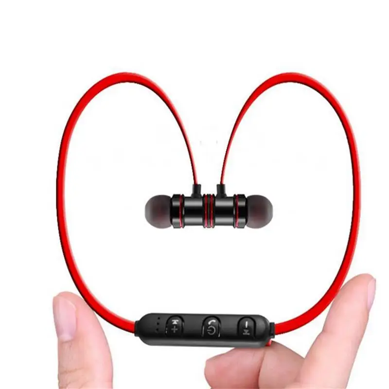 2018 новые металлические спортивные Bluetooth наушники для бега магнитные с защитой от