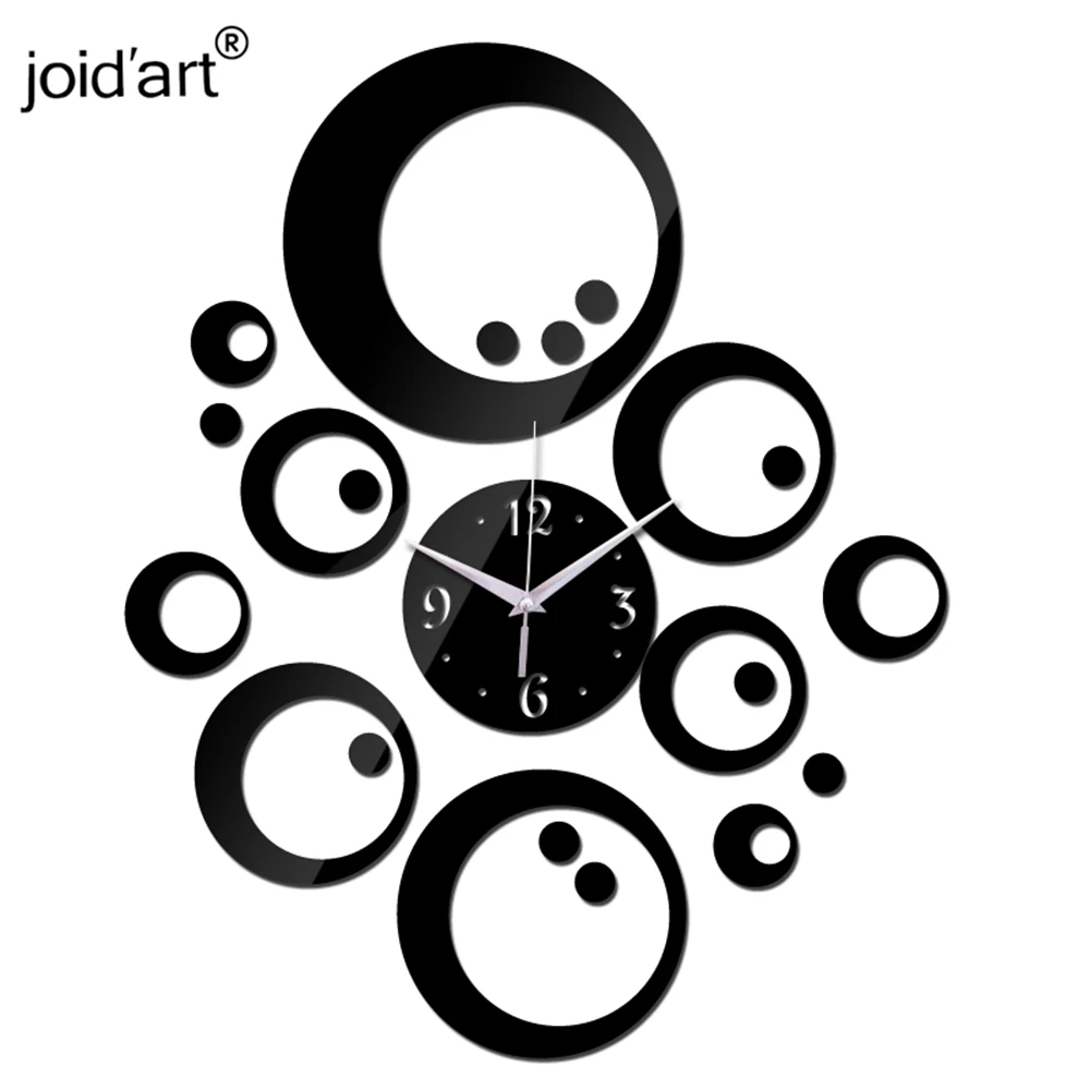 Новое ограниченное специальное предложение 3d часы сделай сам зеркальные