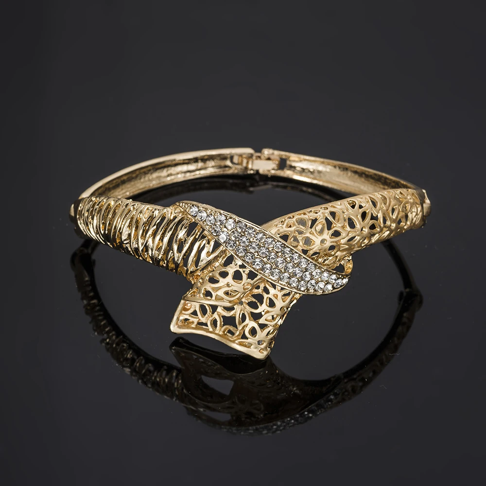 BAUS индийские ювелирные изделия Дубай золотого цвета Ювелирные наборы костюм